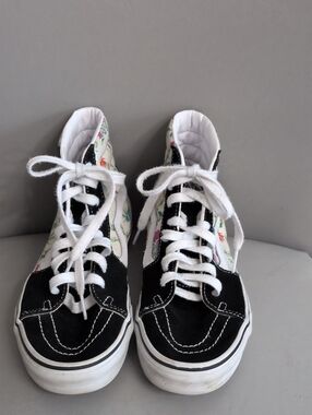 Women's Vans SK-8 Suede/Canvas Hightop